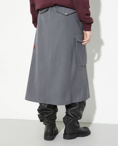  MAX&Co. - Chân váy phom suông midi phối túi hộp Detroit 