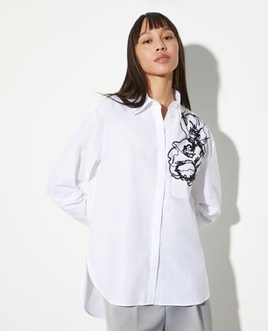  MAX&Co. - Áo sơ mi nữ cổ bẻ tay dài Catullo 