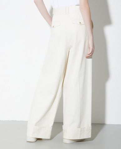  MAX&Co. - Quần nữ ống rộng phối thắt lưng Garonna 