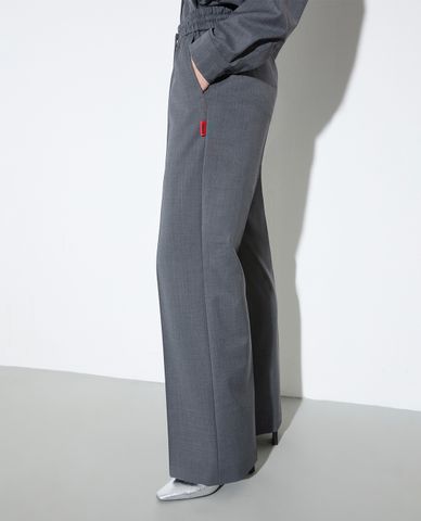  MAX&Co. - Quần nữ ống rộng lưng thun phối dây rút Revere 