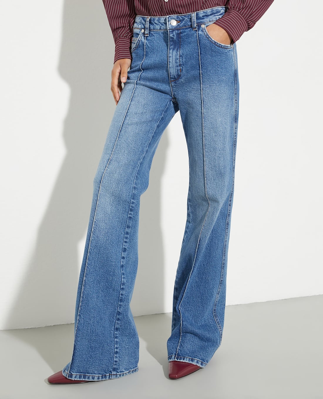 MAX&Co. - Quần jeans nữ ống loe Mcoseggio