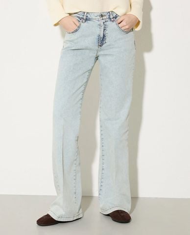 MAX&Co. - Quần jeans nữ ống loe cổ điển Mcopasta 
