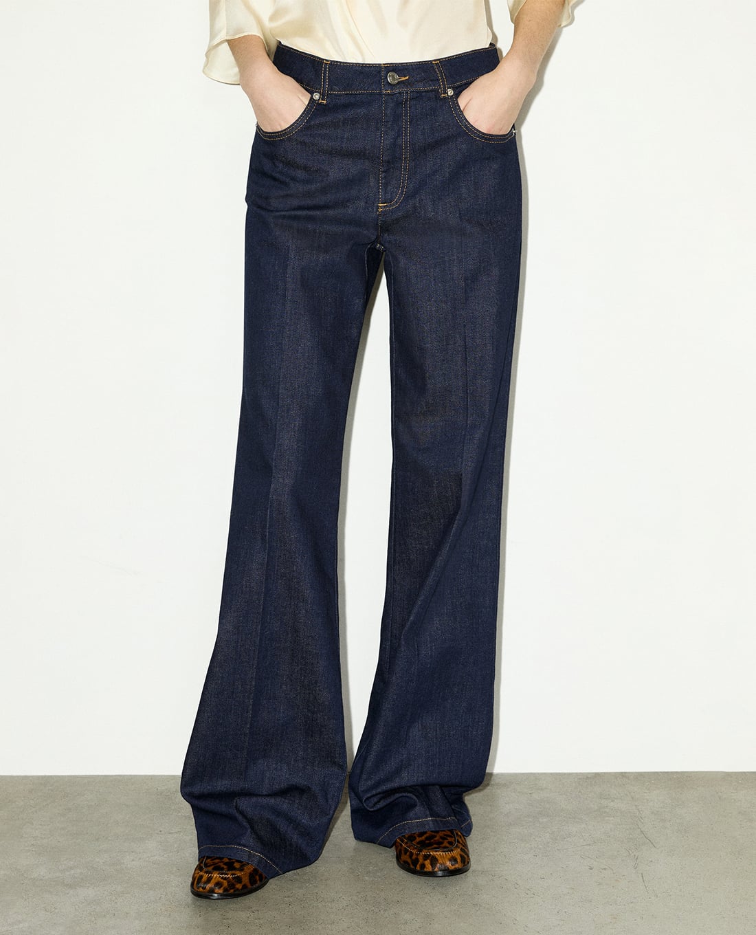 MAX&Co. - Quần jeans nữ ống rộng Mcoadito