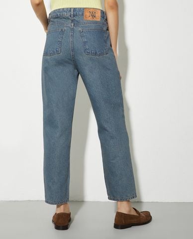  MAX&Co. - Quần jeans nữ ống đứng lưng cao Elever 