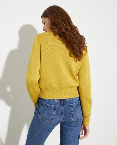  MAX&Co. - Áo khoác cardigan nữ cổ tròn thêu hoa Mcoattila 