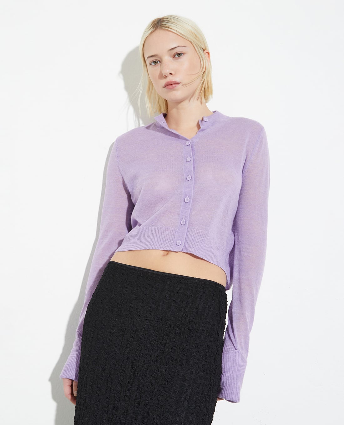 MAX&Co. - Áo khoác cardigan nữ cổ tròn James