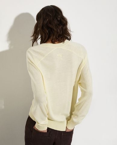  MAX&Co. - Áo dệt kim nữ cổ tròn tay dài Mcoberlina 