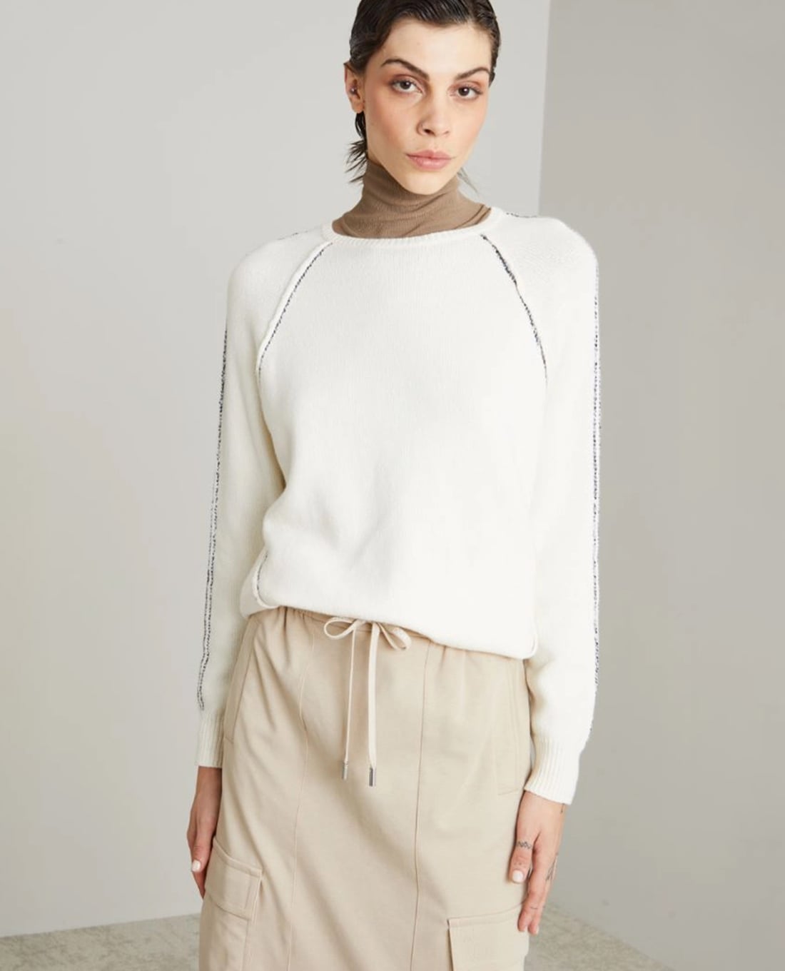 MAX&Co. - Áo sweater nữ cổ tròn tay dài Rotolo