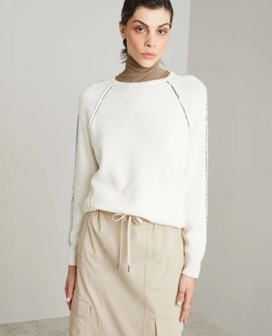  MAX&Co. - Áo sweater nữ cổ tròn tay dài Rotolo 