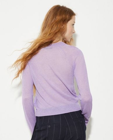  MAX&Co. - Áo dệt kim nữ cổ tròn tay dài Algeri 