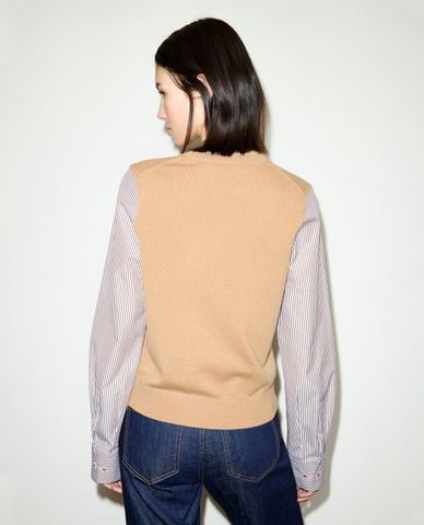  MAX&Co. - Áo kiểu nữ cổ tròn tay dài Mconavetta 