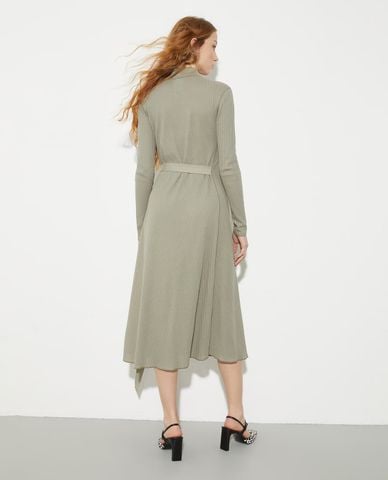  MAX&Co. - Đầm sơ mi midi cổ bẻ tay dài Mcogettito 