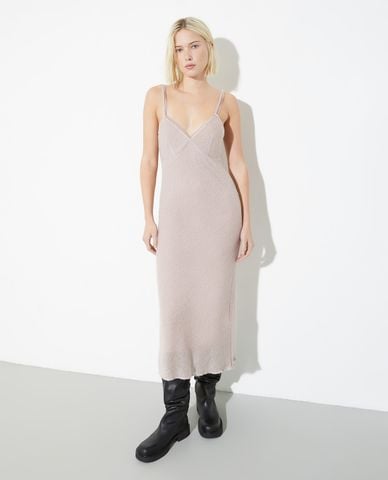  MAX&Co. - Đầm hai dây midi cổ V Folk 