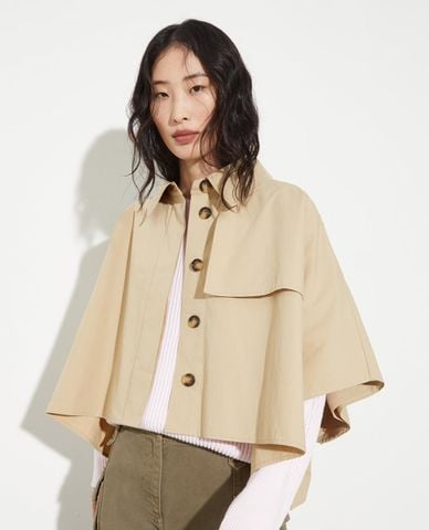  MAX&Co. - Áo choàng sơ mi nữ bất đối xứng Mcaeuforico 