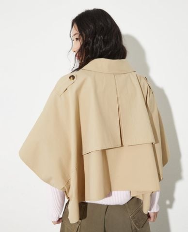  MAX&Co. - Áo choàng sơ mi nữ bất đối xứng Mcaeuforico 