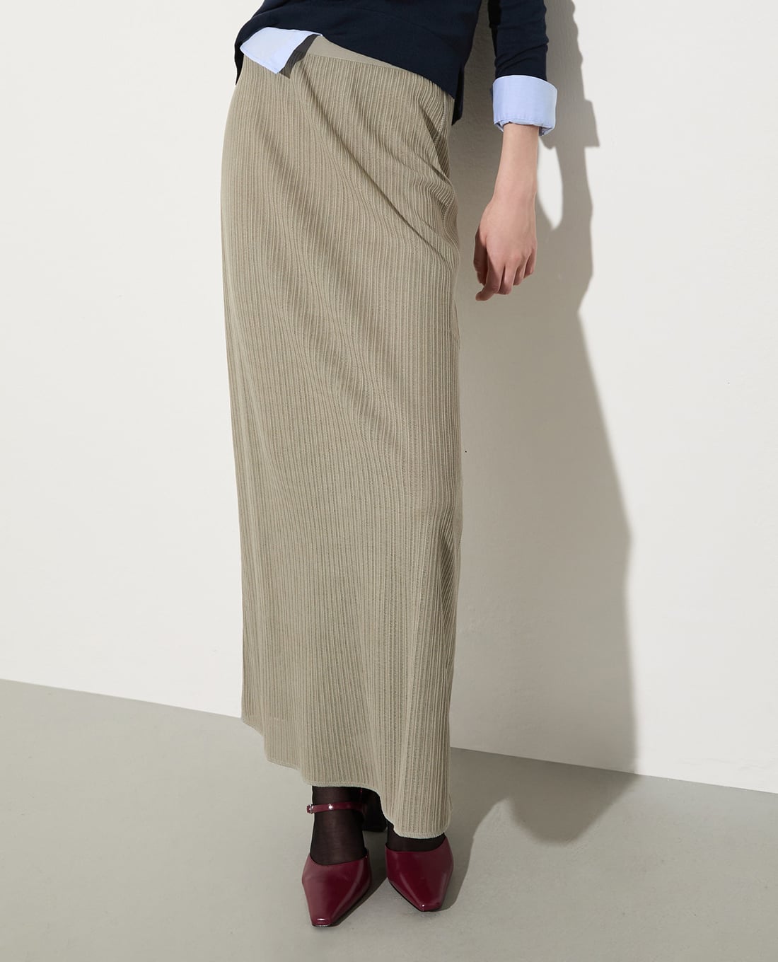 MAX&Co. - Chân váy dệt kim midi Mcogirante