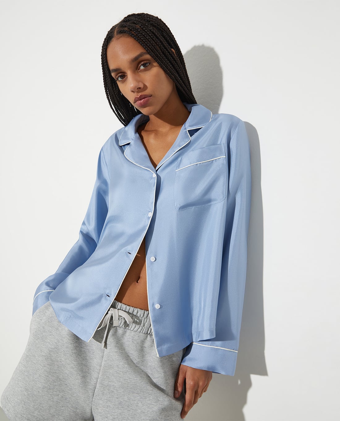 MAX&Co. - Áo sơ mi nữ cổ bẻ tay dài Mclelfi