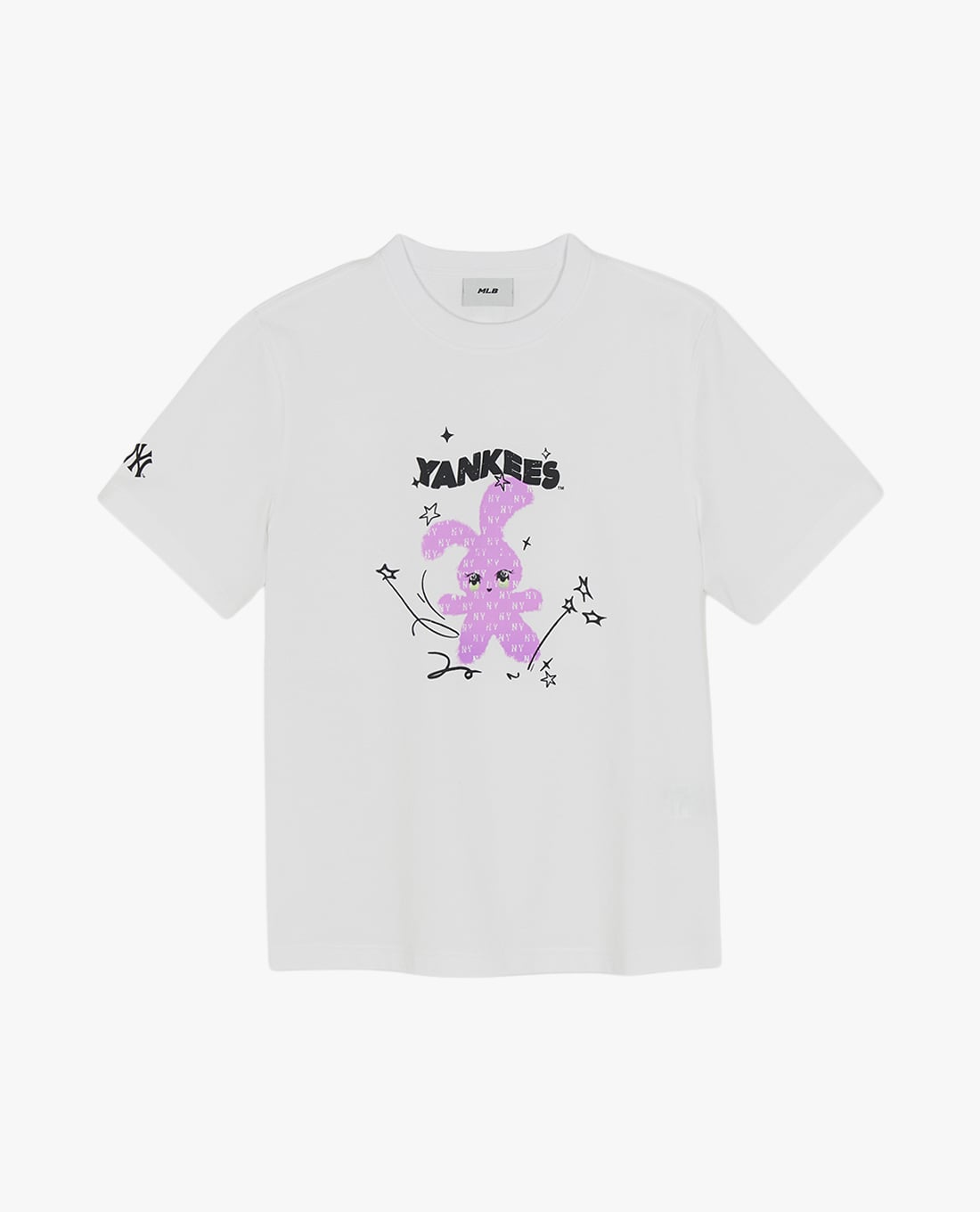 MLB - Áo thun unisex cổ tròn tay ngắn Bunny