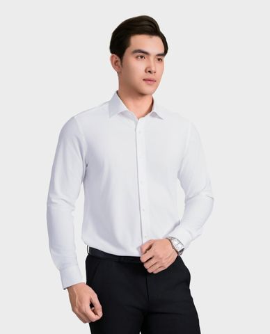  ARISTINO BUSINESS - Áo sơ mi nam cổ bẻ tay dài tối giản 