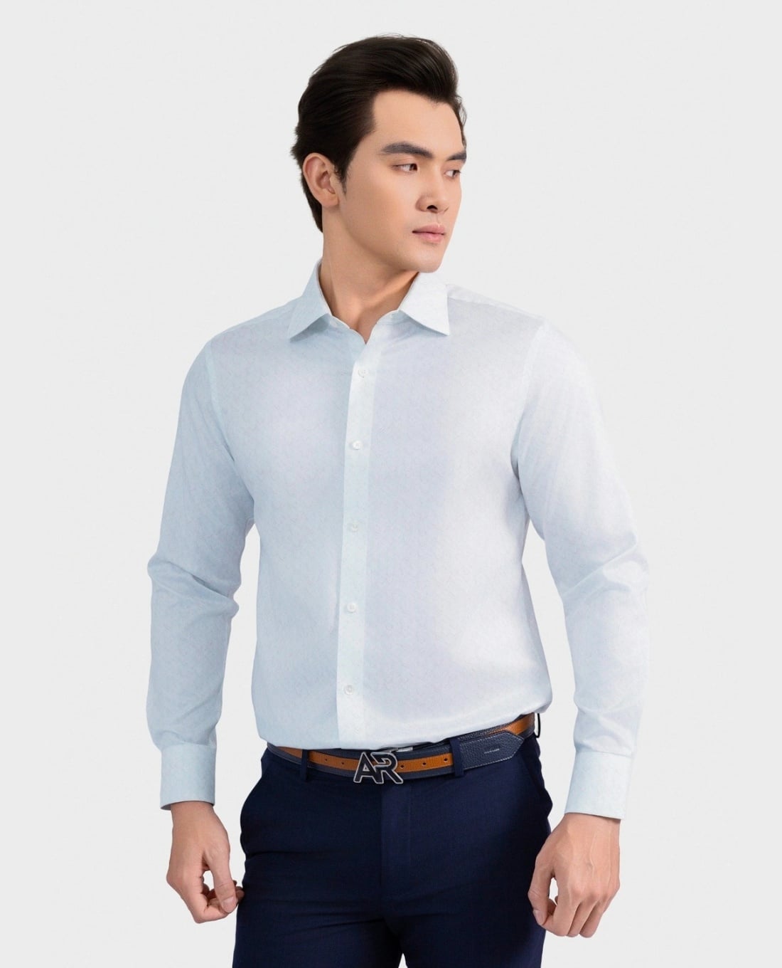 ARISTINO BUSINESS - Áo sơ mi nam cổ bẻ tay dài in họa tiết