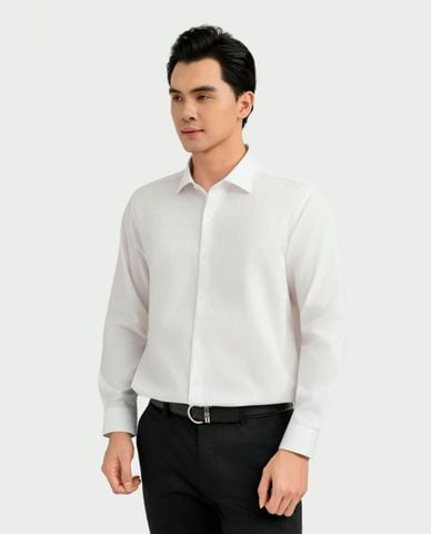  ARISTINO BUSINESS - Áo sơ mi nam cổ bẻ tay dài dệt họa tiết 