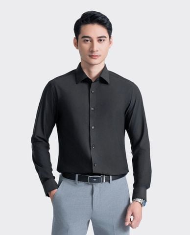  ARISTINO BUSINESS - Áo sơ mi nam cổ bẻ tay dài tối giản 