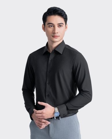  ARISTINO BUSINESS - Áo sơ mi nam cổ bẻ tay dài tối giản 