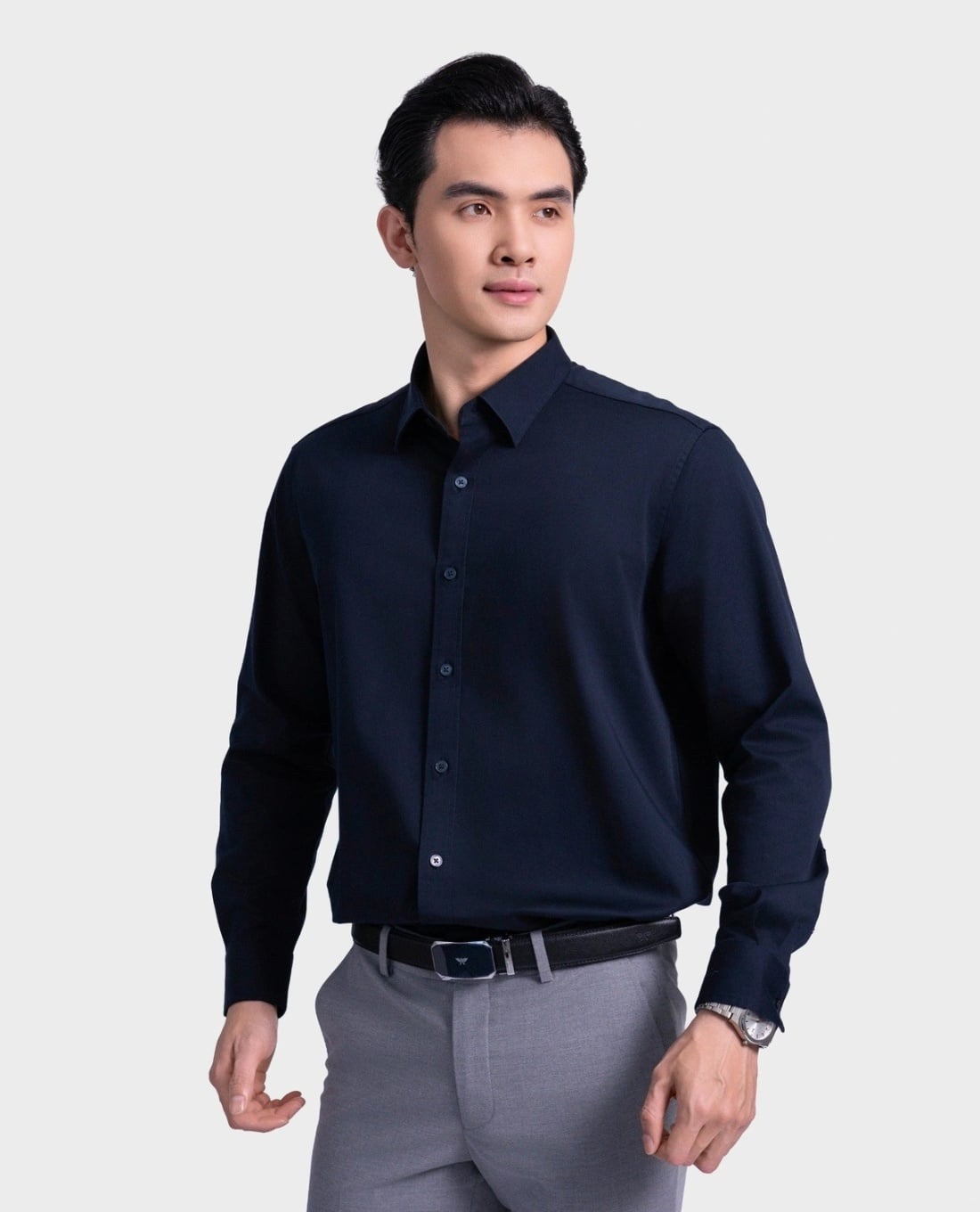 ARISTINO BUSINESS - Áo sơ mi nam cổ bẻ tay dài lịch lãm