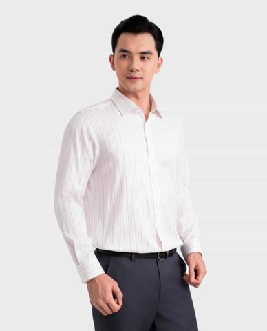  ARISTINO BUSINESS - Áo sơ mi nam cổ bẻ tay dài kẻ sọc 