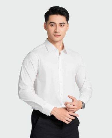  ARISTINO BUSINESS - Áo sơ mi nam cổ bẻ tay dài tối giản 