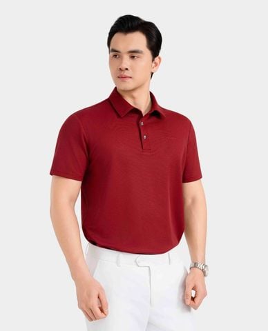  ARISTINO BUSINESS - Áo polo nam cổ bẻ tay ngắn hiện đại 
