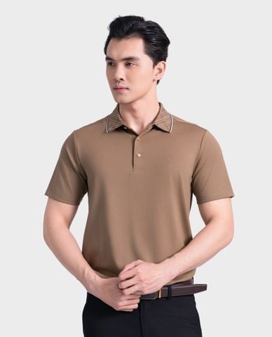  ARISTINO BUSINESS - Áo polo nam cổ bẻ tay ngắn họa tiết 