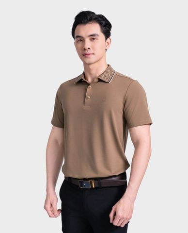  ARISTINO BUSINESS - Áo polo nam cổ bẻ tay ngắn họa tiết 