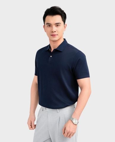  ARISTINO BUSINESS - Áo polo nam cổ bẻ tay ngắn 