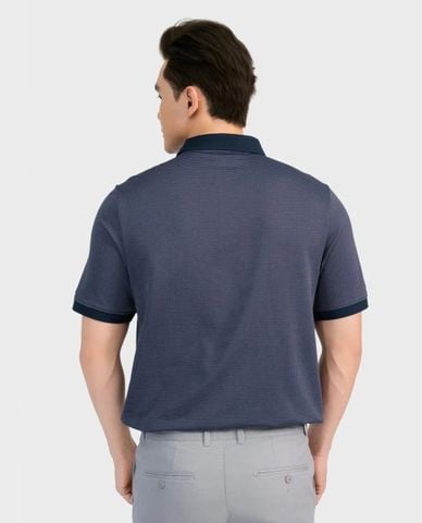  ARISTINO BUSINESS - Áo polo nam cổ bẻ tay ngắn dệt họa tiết 