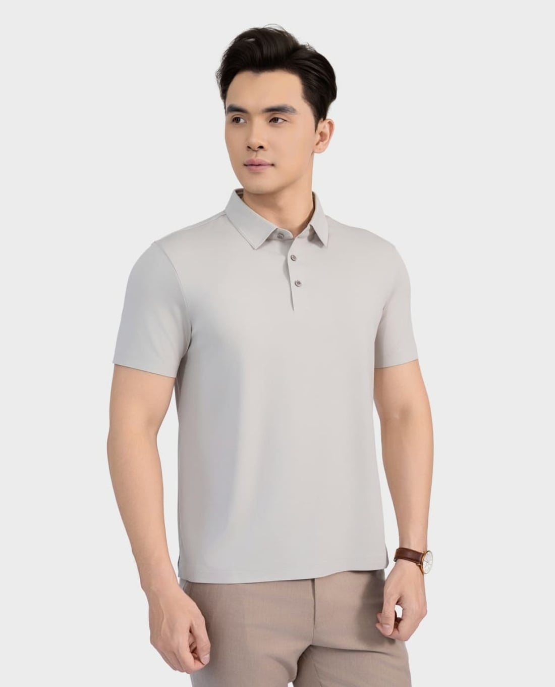 ARISTINO BUSINESS - Áo polo nam cổ bẻ tay ngắn