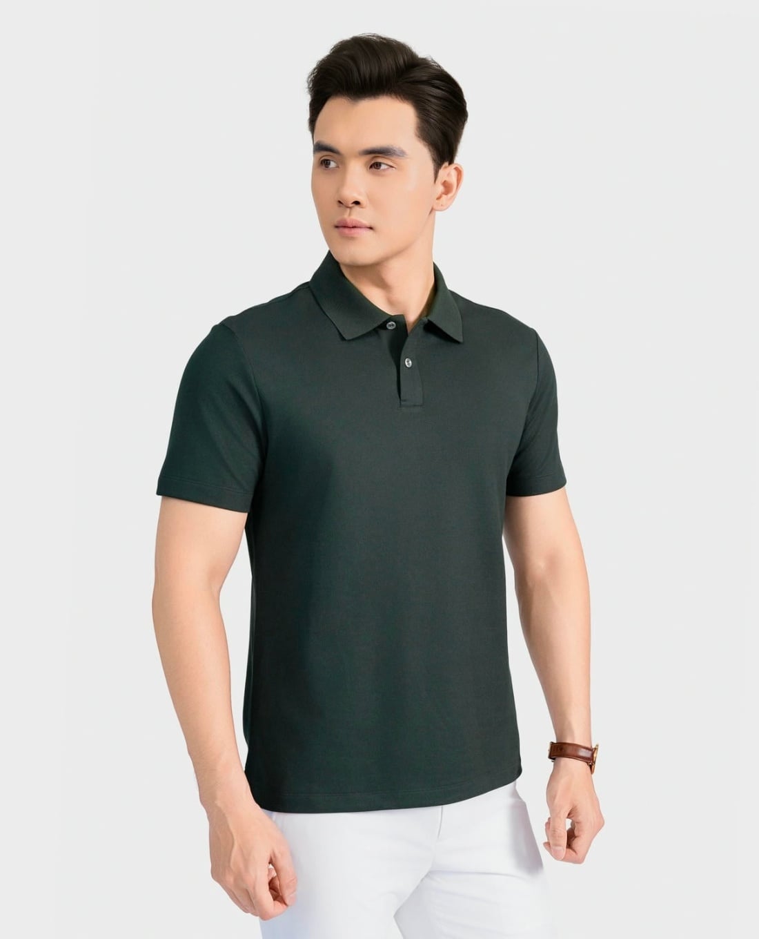 ARISTINO BUSINESS - Áo polo nam cổ bẻ tay ngắn cổ điển
