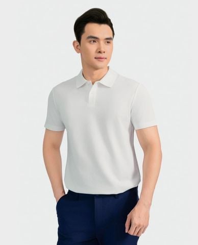  ARISTINO BUSINESS - Áo polo nam cổ bẻ tay ngắn tối giản 