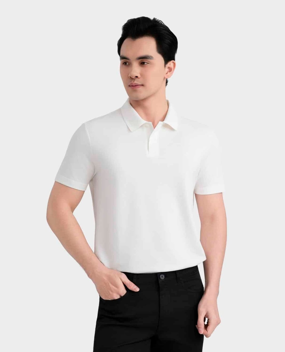 ARISTINO BUSINESS - Áo polo nam cổ bẻ tay ngắn