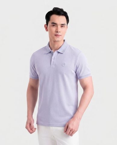 ARISTINO BUSINESS - Áo polo nam cổ bẻ tay ngắn phối logo 