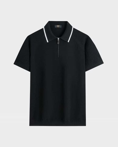  ARISTINO BUSINESS - Áo polo nam cổ bẻ tay ngắn phối viền 