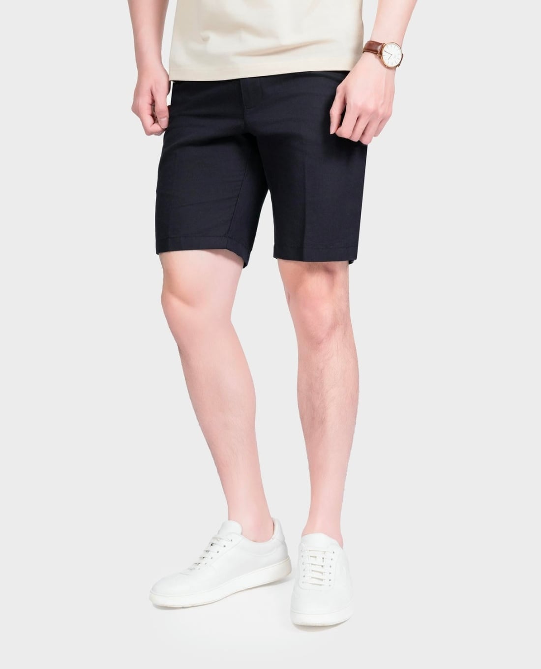 ARISTINO BUSINESS - Quần short nam ống đứng