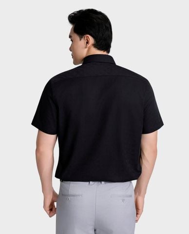 ARISTINO BUSINESS - Áo sơ mi nam cổ bẻ tay ngắn tối giản 