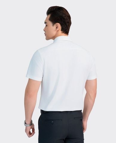  ARISTINO BUSINESS - Áo sơ mi nam cổ bẻ tay ngắn cổ điển 