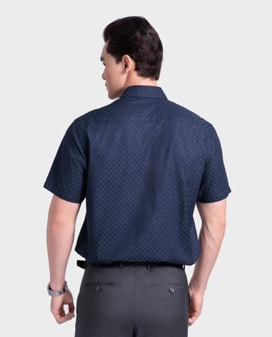  ARISTINO BUSINESS - Áo sơ mi nam cổ bẻ tay ngắn in họa tiết 