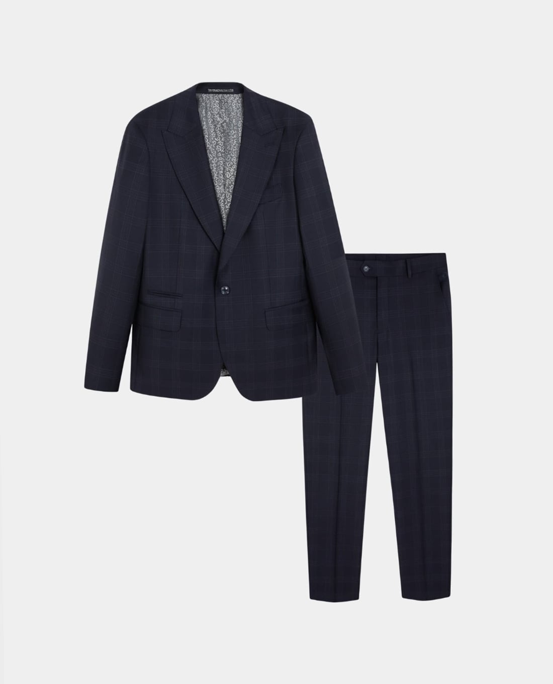 ARISTINO BUSINESS - Bộ suit nam một hàng nút cổ V tay dài Premio