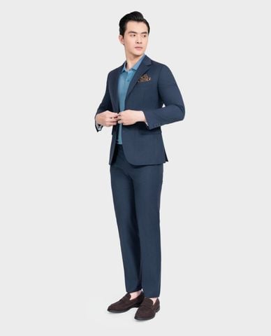  ARISTINO BUSINESS - Bộ suit nam một hàng nút cổ V tay dài Premio 