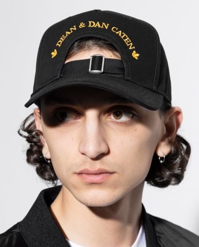  DSQUARED2 - Nón bóng chày nam thêu chữ độc đáo 