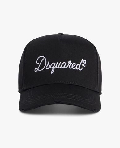  DSQUARED2 - Nón bóng chày nam thêu chữ 