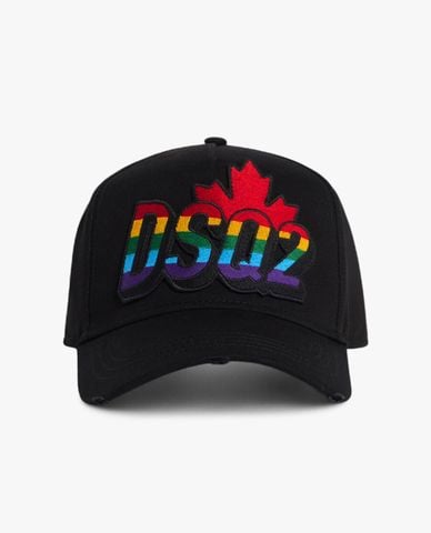  DSQUARED2 - Nón bóng chày nam thêu logo 